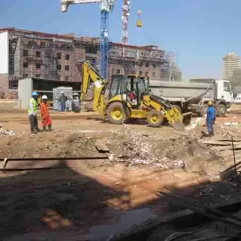 Commercial business mall construction project